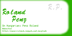 roland penz business card